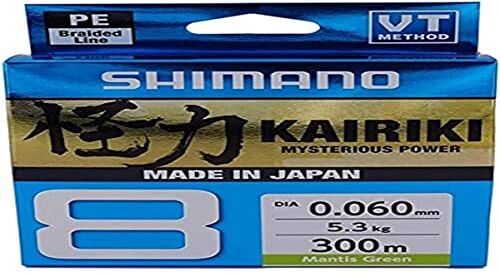 Shimano Line Kairiki 8 300m 0.19mm 12.0kg M Green