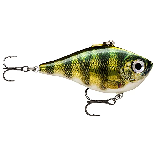 Rapala Esca da Pesca Artificiale Spinning Rippin’ Rap Esca di Simulazione per Acqua Dolce Snella e Senza Labbro Profondità di Nuoto Variabile 7cm/24g Prodotta in Estonia Live Perch