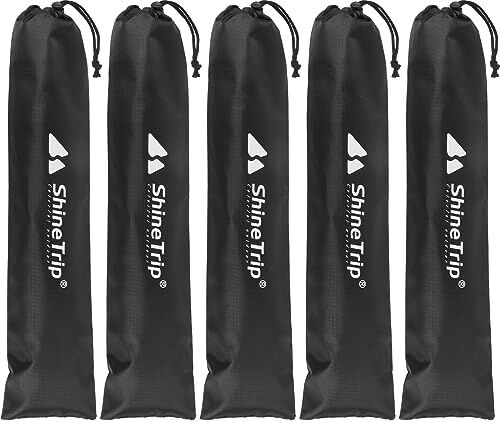 BESPORTBLE 5Pcs Canne Pesca Canna Pesca Portatile Tende Campeggio Palo Della Tenda Sacchetto Di Imballaggio Sacchetto Di Immagazzinaggio Dell'Asta Della Tenda Esterna Sacchetto Di