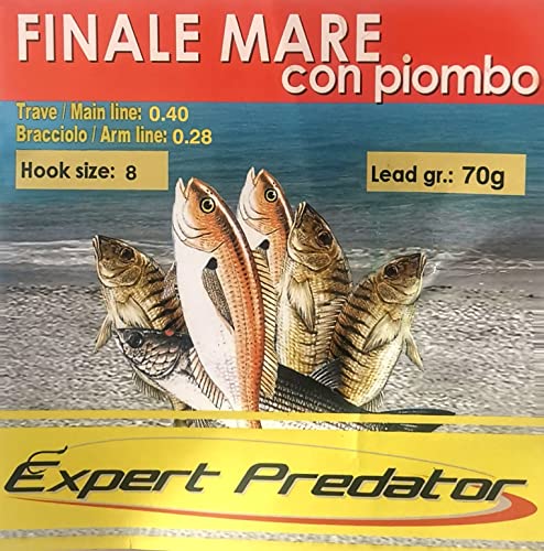 Generico FINALE MARE CON PIOMBO 30 GR / 50 GR / 70 G / 100 GR AMO DI VARIE MISURE (100)