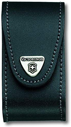 Victorinox , custodia in pelle per cintura, nera (B1), taglia unica