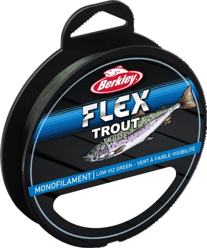 Berkley Flex, Monofilamento Flessibile Unisex, Verde Trasparente, 0.16mm   5Lb   2,1Kg   150m