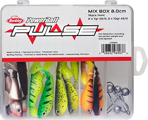 Berkley Powerbait-Esca da Nuoto, Dura Unisex, Assorted, 80 mm