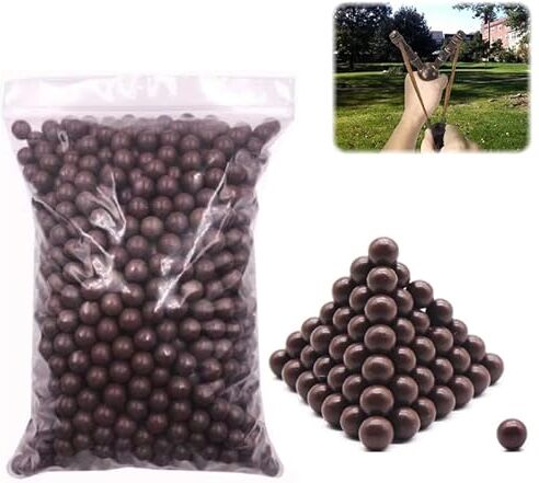 PacuM 400pcs Slingshot Fango Sfera Palla di Argilla, Palla da Fionda Sfere per Sfere di fango da in argilla dura Ottimo Regalo per Gli Amanti Della Fionda Funziona con Qualsiasi Fion