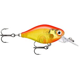 Rapala , Esca da pesca X-Light Crank Mid Runner, dimensioni: 3,5 cm/4 g, esca galleggiante per acqua dolce, profondità di nuoto: 1,8-2,1 m, materiale plastico, rosso fluorescente dorato gFR Rapala , Esca da pesca X-Light Crank Mid Runner, dimensioni: 3,5 cm/4 g, esca galleggiante per acqua dolce, profondità di nuoto: 1,8-2,1 m, materiale plastico, rosso fluorescente dorato gFR