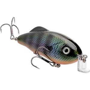 Strike King Hybrid Hunter Jr. Esca da pesca piatta a manovella, becco a 90 gradi, occhi riflettenti 3D, sonaglio, immersioni da 6,7 a 1,2 m, 0,5 g, taglia 4 e 6, tannic Strike King Hybrid Hunter Jr. Esca da pesca piatta a manovella, becco a 90 gradi, occhi riflettenti 3D, sonaglio, immersioni da 6,7 a 1,2 m, 0,5 g, taglia 4 e 6, tannic