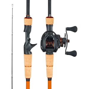 VEVOR Set Canna da Pesca per Destrimani e Mulinello, Resistenza dell'Asta Media-Pesante, Canna in Fibra di Carbonio da 2,13 m IM7, con Cuscinetti a Sfera e Impugnatura in Sughero, per Acqua Salata VEVOR Set Canna da Pesca per Destrimani e Mulinello, Resistenza dell'Asta Media-Pesante, Canna in Fibra di Carbonio da 2,13 m IM7, con Cuscinetti a Sfera e Impugnatura in Sughero, per Acqua Salata