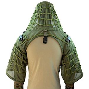 ROCOTACTICAL G1, Fondazione Ghillie Suit Unisex, Nylon Full Mesh Verde Militare, Taglia Unica ROCOTACTICAL G1, Fondazione Ghillie Suit Unisex, Nylon Full Mesh Verde Militare, Taglia Unica