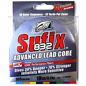 Sufix 832 Lead Core Fishing Lure, 100-Yard Spool, 18-Pound Sufix 832 Lead Core Fishing Lure, 100-Yard Spool, 18-Pound