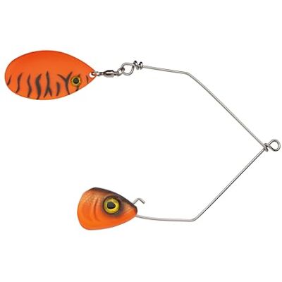Svartzonker Spinhead, testa di esca morbida per luccio, con sistema di attacco facile, struttura ecologica, ideale per pesca al luccio e predatori d'acqua dolce, tigre rossa, 45 g Svartzonker Spinhead, testa di esca morbida per luccio, con sistema di attacco facile, struttura ecologica, ideale per pesca al luccio e predatori d'acqua dolce, tigre rossa, 45 g