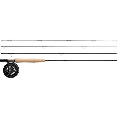 Greys Fin 9' 6wt Fly Rod e mulinello Combo, 4 pezzi asta in grafite, grande Arbor Disc Drag Fin Reel Greys Fin 9' 6wt Fly Rod e mulinello Combo, 4 pezzi asta in grafite, grande Arbor Disc Drag Fin Reel