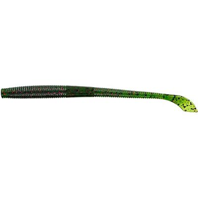 YAMAMOTO Kut Tail Worm Bait, Anguria Nero Red Flake, 5 pollici YAMAMOTO Kut Tail Worm Bait, Anguria Nero Red Flake, 5 pollici