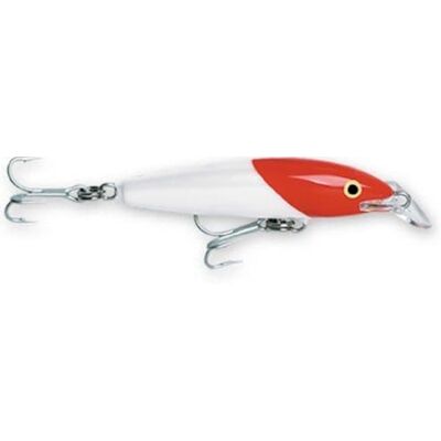 Rapala Esca con Ami Due N. 4/0, 2.7-3.3m di Profondità di Nuoto, 18cm Dimensioni, Testa Rossa Rapala Esca con Ami Due N. 4/0, 2.7-3.3m di Profondità di Nuoto, 18cm Dimensioni, Testa Rossa