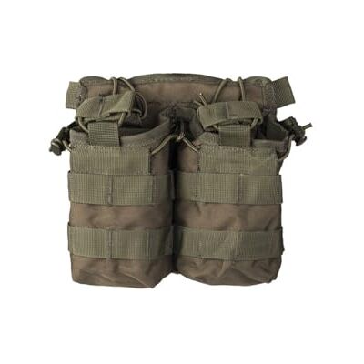Mil-Tec Porta caricatori Doppio M4/M16 Olive Open Top (Attacco Molle) per Adulti, Unisex, Verde OD, Taglia Unica Mil-Tec Porta caricatori Doppio M4/M16 Olive Open Top (Attacco Molle) per Adulti, Unisex, Verde OD, Taglia Unica