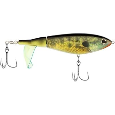 Berkley Choppo, Esca di superficie, coda con elica a coppa per bilanciare suono e spruzzo, con amo Sharp Fusion19TM, dimensione 120, pesce persico sole Berkley Choppo, Esca di superficie, coda con elica a coppa per bilanciare suono e spruzzo, con amo Sharp Fusion19TM, dimensione 120, pesce persico sole