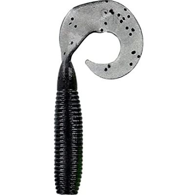 YAMAMOTO Singolo Tail Grub Bait, Smoke Black Flake YAMAMOTO Singolo Tail Grub Bait, Smoke Black Flake