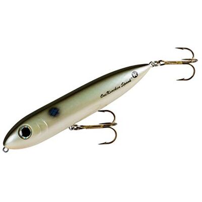 Heddon Esca unisex One Knocker Spook Topwater da pesca per acqua salata e acqua dolce, 4 1/2 pollici, 3/4 oz 1K 1/2", testa in osso Heddon Esca unisex One Knocker Spook Topwater da pesca per acqua salata e acqua dolce, 4 1/2 pollici, 3/4 oz 1K 1/2", testa in osso