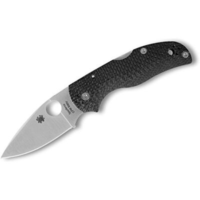 Spyderco Native 5 Fluted CF Coltellino Tascabile, Taglia Unica, Colore: Nero Spyderco Native 5 Fluted CF Coltellino Tascabile, Taglia Unica, Colore: Nero