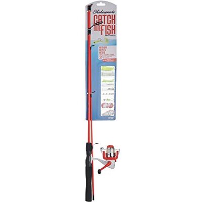 Shakespeare Catch More Fish Kit per canna da pesca e mulinello medio Shakespeare Catch More Fish Kit per canna da pesca e mulinello medio
