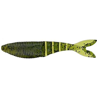 YAMAMOTO Zako Esca da pesca multiuso in plastica morbida da 10,2 cm, progettata per imitare Bluegill o Shad, confezione da 6, anguria sbiadita con grande fiocco nero YAMAMOTO Zako Esca da pesca multiuso in plastica morbida da 10,2 cm, progettata per imitare Bluegill o Shad, confezione da 6, anguria sbiadita con grande fiocco nero