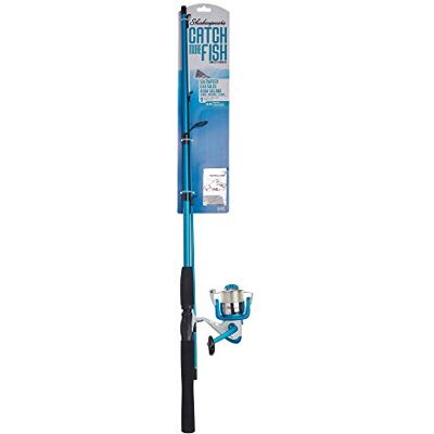 Shakespeare Catch More Fish Mulinello da pesca e canna da pesca, con kit Shakespeare Catch More Fish Mulinello da pesca e canna da pesca, con kit