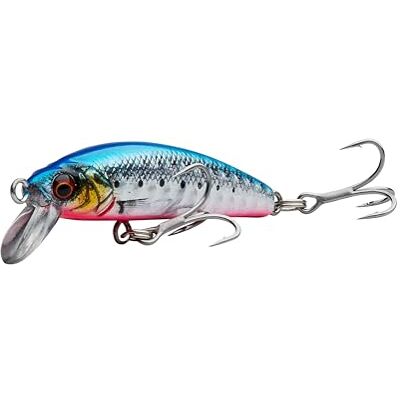 Savage Gear Gravity Minnow 50F Esca galleggiante e affondante in acqua salata per sgombri, spigole e orate, esca leggera e da lancio per la pesca ai predatori, bagliore bianco cristallo 5 cm Savage Gear Gravity Minnow 50F Esca galleggiante e affondante in acqua salata per sgombri, spigole e orate, esca leggera e da lancio per la pesca ai predatori, bagliore bianco cristallo 5 cm