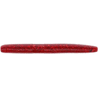 YAMAMOTO Senko Slim 7,6 cm, rosso con grande fiocco rosso, 10 pezzi YAMAMOTO Senko Slim 7,6 cm, rosso con grande fiocco rosso, 10 pezzi
