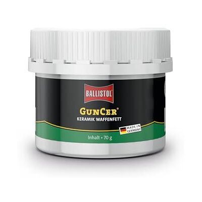 Ballistol GUNCER Grasso per armi in ceramica, 70 g, resistente alle temperature, lubrificante, anticorrosione, incolore Ballistol GUNCER Grasso per armi in ceramica, 70 g, resistente alle temperature, lubrificante, anticorrosione, incolore