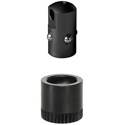 Halder Push & Go Stud Adapter + Buchse, Ø 9,5 X 1 Mm, Schwarz, mit Aufnahmebuchse für Montage in Holz, Drehbar, Adattatore e Presa Unisex-Adulti, Nero, 9,5 mm Halder Push & Go Stud Adapter + Buchse, Ø 9,5 X 1 Mm, Schwarz, mit Aufnahmebuchse für Montage in Holz, Drehbar, Adattatore e Presa Unisex-Adulti, Nero, 9,5 mm