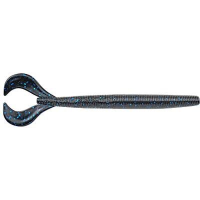 Berkley Powerbait Speed Boss Fishing Soft Bait, 5 3/4", Nero Blu Fleck Berkley Powerbait Speed Boss Fishing Soft Bait, 5 3/4", Nero Blu Fleck