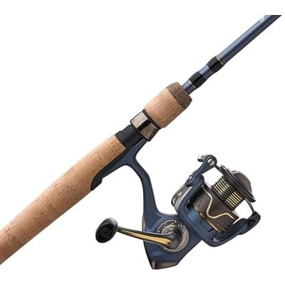 Pflueger Bobina di filatura President 6'9" e combo di canna, luce media, asta in grafite in 2 pezzi, bobina da 30, bobina in alluminio Pflueger Bobina di filatura President 6'9" e combo di canna, luce media, asta in grafite in 2 pezzi, bobina da 30, bobina in alluminio