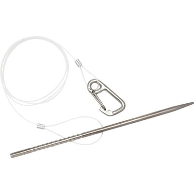 CRESSI Fish Holder Ago Portapesci con Cavetto Nylon e Moschettone, Silver, Taglia Unica, Adulti Unisex CRESSI Fish Holder Ago Portapesci con Cavetto Nylon e Moschettone, Silver, Taglia Unica, Adulti Unisex