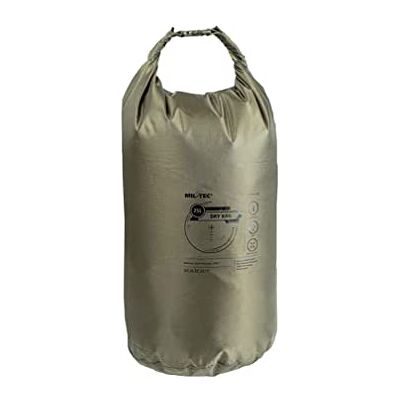 Mil-Tec Unisex – Sacchetto Asciutto Adulto Verde Oliva 25L Mil-Tec Unisex – Sacchetto Asciutto Adulto Verde Oliva 25L