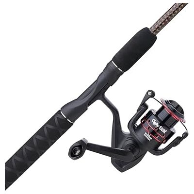 Ugly Stik GX2 Kit da spinning da viaggio Set portatile di canna e mulinello con borsa da trasporto Canna da viaggio compatta in 4 pezzi Potenza media 7 FT Mulinello 30 Ugly Stik GX2 Kit da spinning da viaggio Set portatile di canna e mulinello con borsa da trasporto Canna da viaggio compatta in 4 pezzi Potenza media 7 FT Mulinello 30