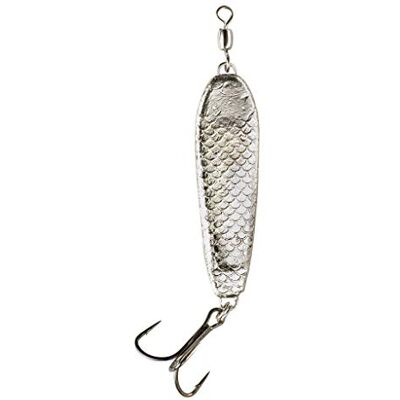 War Eagle Jigging Cucchiaio Esca da pesca con Girevole integrato e gancio EWG Treble, unisex adulto, War 1/2 Cucchiaio Jiggin, , Nichel., 1/2 oz War Eagle Jigging Cucchiaio Esca da pesca con Girevole integrato e gancio EWG Treble, unisex adulto, War 1/2 Cucchiaio Jiggin, , Nichel., 1/2 oz