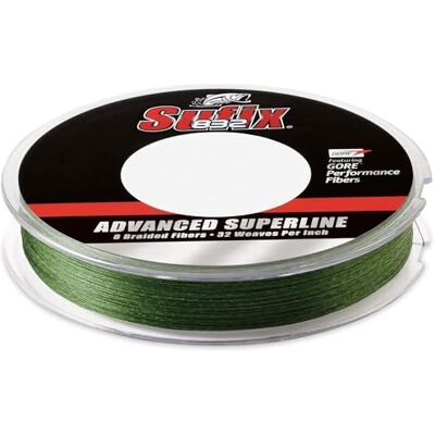 Sufix Suffix 832 Lenza a bassa visibilità, 18 kg, lunghezza 137 m, colore: verde Sufix Suffix 832 Lenza a bassa visibilità, 18 kg, lunghezza 137 m, colore: verde
