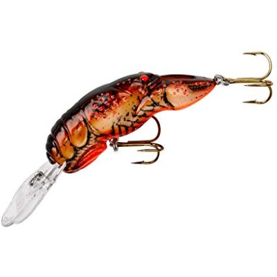 Rebel Lures Big Craw Esca Artificiale da Pesca, Unisex Adulto, , Crawfish Brown, 2 5/8-Inch Rebel Lures Big Craw Esca Artificiale da Pesca, Unisex Adulto, , Crawfish Brown, 2 5/8-Inch