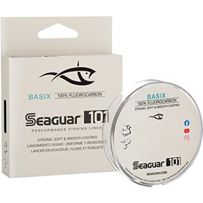 Seaguar Basix, Linea Flourocarbon Lenza da Pesca, 200 iarda, 12-Pounds/200-Yards Seaguar Basix, Linea Flourocarbon Lenza da Pesca, 200 iarda, 12-Pounds/200-Yards