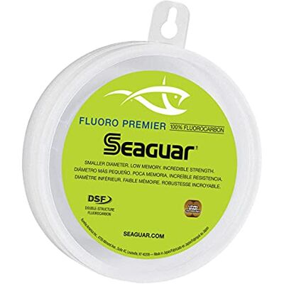 Seaguar Fluoro Premier, Leader per Lenza da Pesca in fluorocarbon Unisex, Trasparente, 12lbs/25yds Seaguar Fluoro Premier, Leader per Lenza da Pesca in fluorocarbon Unisex, Trasparente, 12lbs/25yds