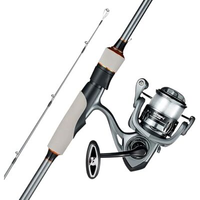 VEVOR Set di Canna da Pesca Telescopica in Fibra Carbonio, Canna in Due Pezzi da 2 m da Pesca al Spigola Nera e Set Mulinello da Spinning con Cuscinetti a Sfera, per Acqua Salata e Dolce VEVOR Set di Canna da Pesca Telescopica in Fibra Carbonio, Canna in Due Pezzi da 2 m da Pesca al Spigola Nera e Set Mulinello da Spinning con Cuscinetti a Sfera, per Acqua Salata e Dolce