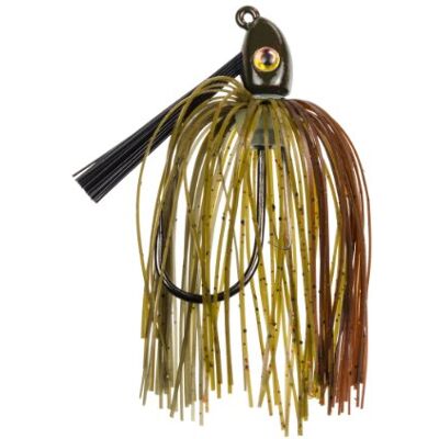 Strike King Hack Attack Heavy cover Swim Jig, Green Pumpkin, 1/2-Ounce Strike King Hack Attack Heavy cover Swim Jig, Green Pumpkin, 1/2-Ounce