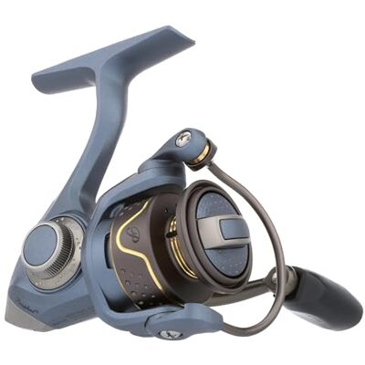 Pflueger President Mulinello da pesca spinning, misura 20, sistema con 7 cuscinetti a sfera in acciaio inox, frizione frontale in feltro ad olio sigillato, struttura leggera in grafite Pflueger President Mulinello da pesca spinning, misura 20, sistema con 7 cuscinetti a sfera in acciaio inox, frizione frontale in feltro ad olio sigillato, struttura leggera in grafite