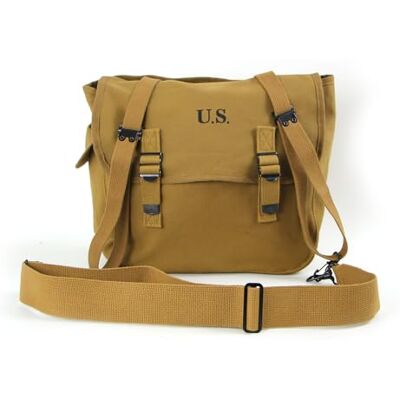 ANQIAO Wwii WW2 US Army M36 Haversack Musette Field bag militare della confezione tela ANQIAO Wwii WW2 US Army M36 Haversack Musette Field bag militare della confezione tela