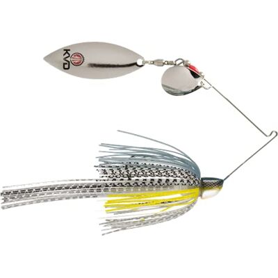 Strike King KVD Finesse Spinnerbait, Chrome Sexy Shad, 3/8-Ounce Strike King KVD Finesse Spinnerbait, Chrome Sexy Shad, 3/8-Ounce