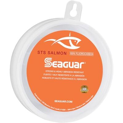 Seaguar STS Lenza da pesca al salmone, 100% fluorocarburo, resistenza alla rottura/lunghezza: 13,6 kg, 91 m Seaguar STS Lenza da pesca al salmone, 100% fluorocarburo, resistenza alla rottura/lunghezza: 13,6 kg, 91 m
