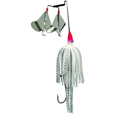Strike King Sciopero Re Premier Plus Buzzbait – la doppia faccia, Super White Strike King Sciopero Re Premier Plus Buzzbait – la doppia faccia, Super White
