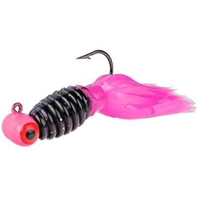 Strike King Mr. Crappie Sausage Heads/Pink Tuxedo, 0.045 Strike King Mr. Crappie Sausage Heads/Pink Tuxedo, 0.045