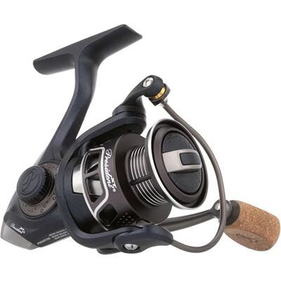 Pflueger President XT Mulinello da pesca a spinning, misura 30, 10, sistema di cuscinetti a sfera in acciaio inox, frizione frontale in feltro ad olio sigillato, corpo in carbonio con albero Pflueger President XT Mulinello da pesca a spinning, misura 30, 10, sistema di cuscinetti a sfera in acciaio inox, frizione frontale in feltro ad olio sigillato, corpo in carbonio con albero