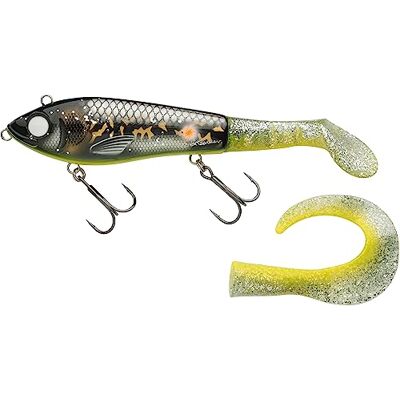 Abu Garcia Svartzonker McHybrid 165mm ghost Walleye - Esche da Pesca Abu Garcia Svartzonker McHybrid 165mm ghost Walleye - Esche da Pesca
