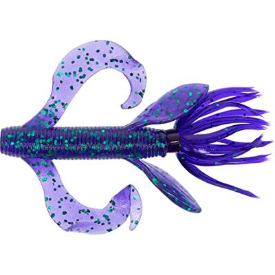 YAMAMOTO Kreature 4", Junebug Viola w/smeraldo YAMAMOTO Kreature 4", Junebug Viola w/smeraldo